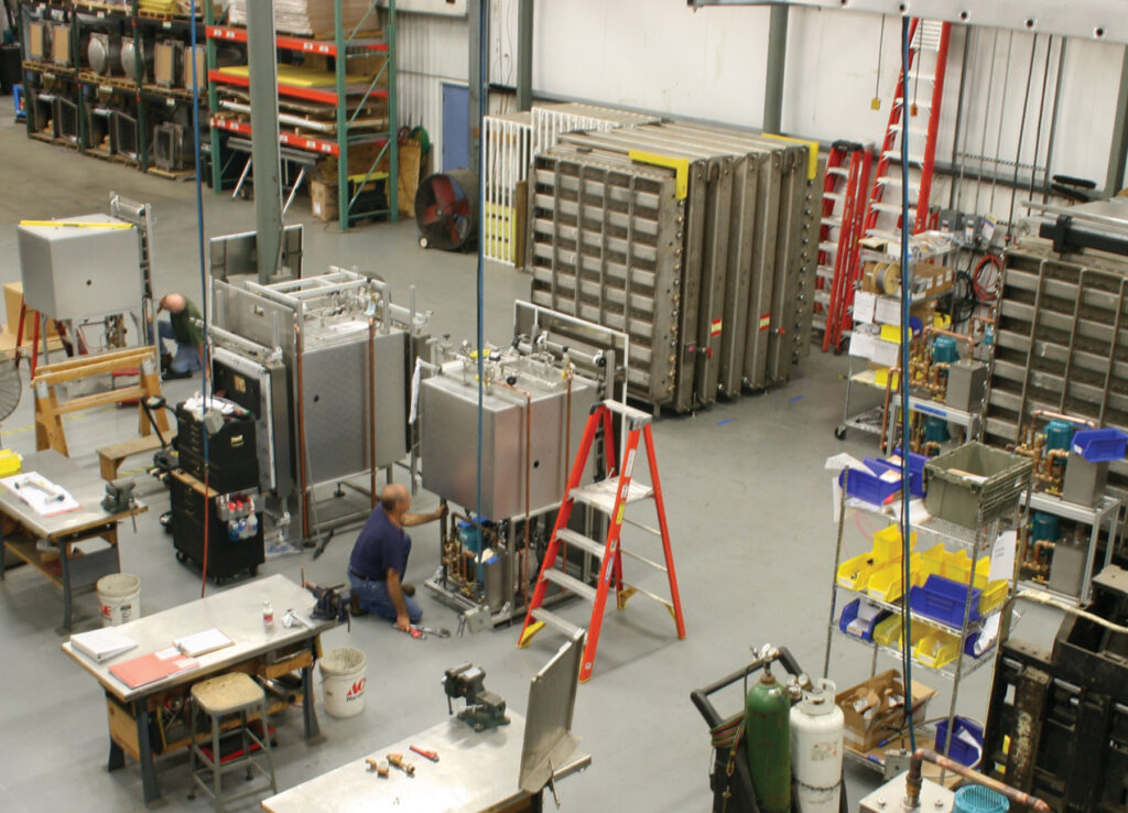autoclave manufacturer assembly area